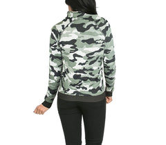 KZ-379 Sweat imprimé camouflage pour femme modèle GEMINI tailles S au XL