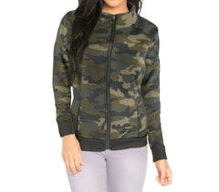 KZ-379 Sweat imprimé camouflage pour femme modèle GEMINI tailles S au XL