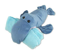 184585 Set de peluche et plaid polaire DOLLYSSIMI animaux aquatiques 100 x 75 cm