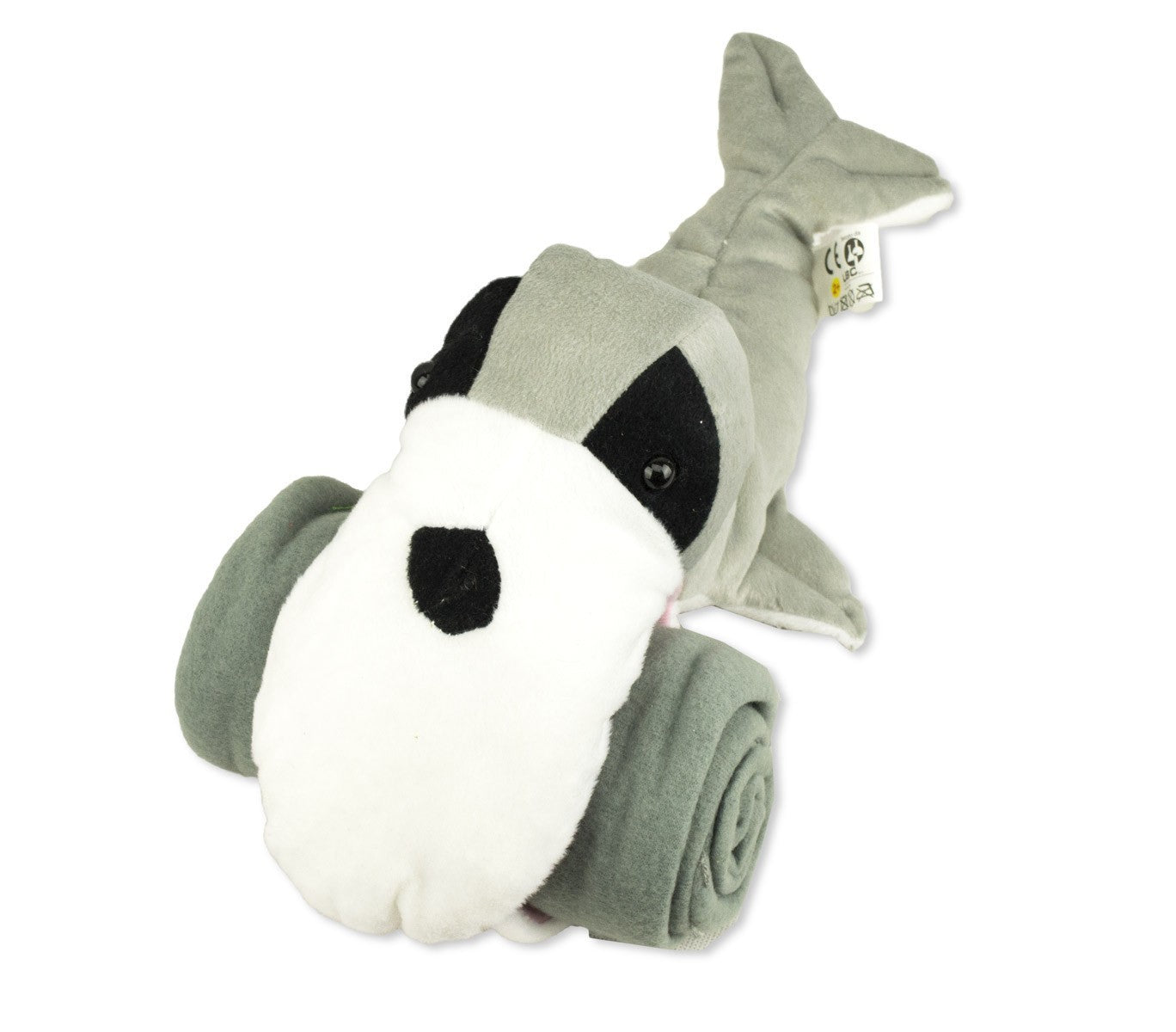 184585 Set de peluche et plaid polaire DOLLYSSIMI animaux aquatiques 100 x 75 cm