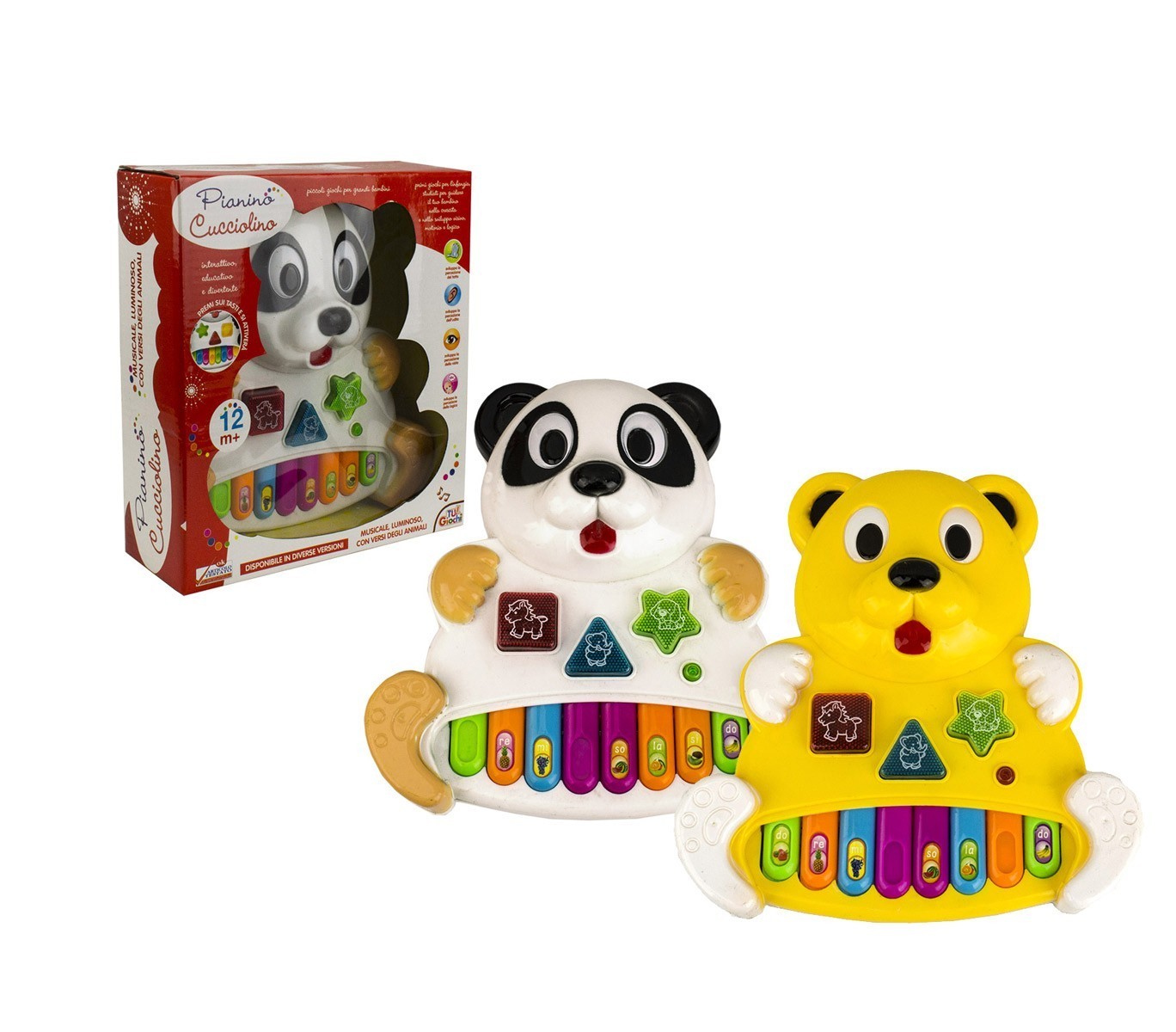104407 Jeu musical PIANINO CUCCIOLINO joue et apprend avec lumières et sons