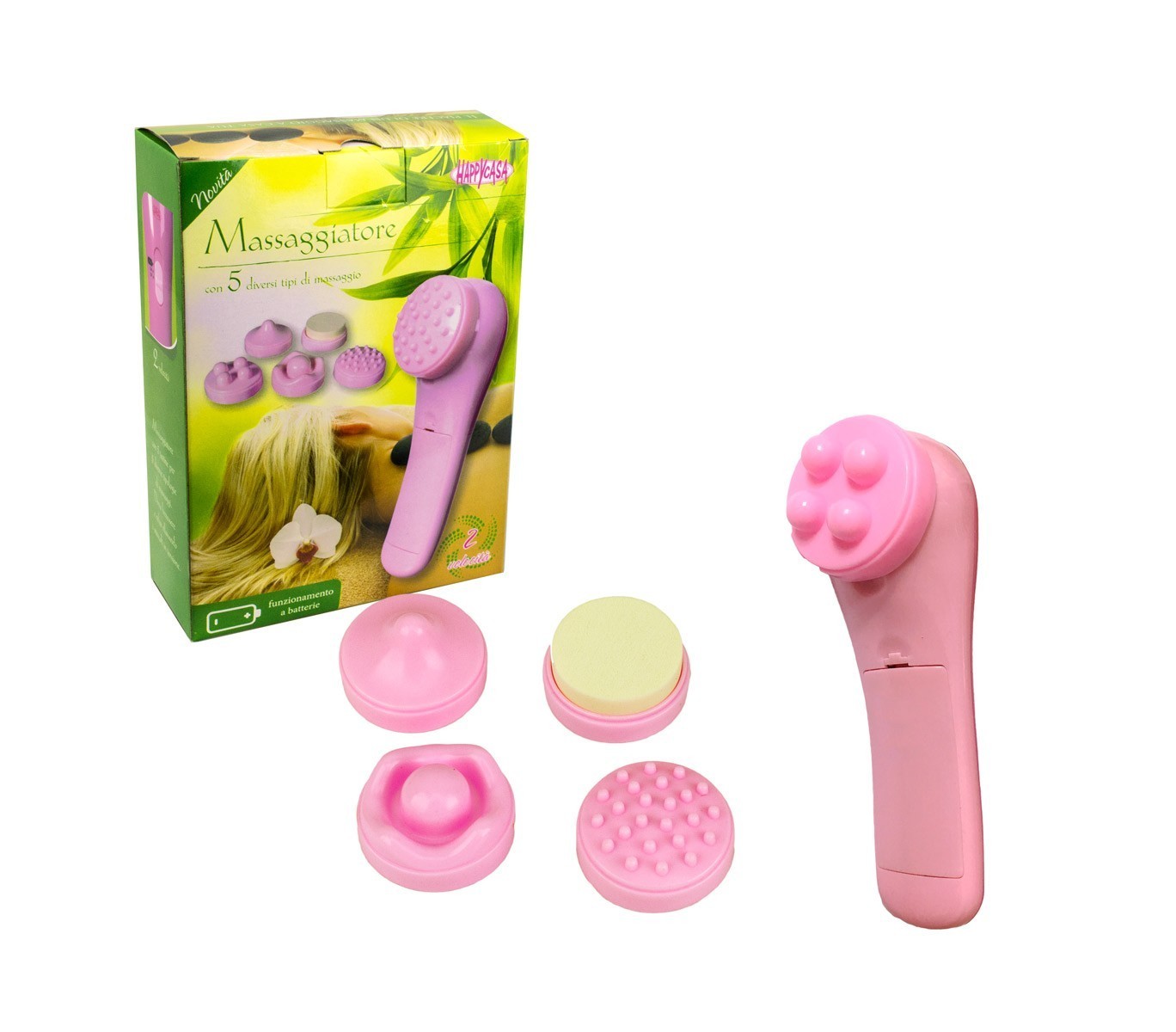 751295 Brosse nettoyante visage RELAXING FACE avec accessoires et 2 vitesses