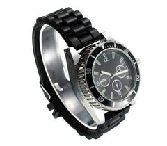 4483 Montre GRINDER avec broyeur à tabac intégré et bracelet en silicone