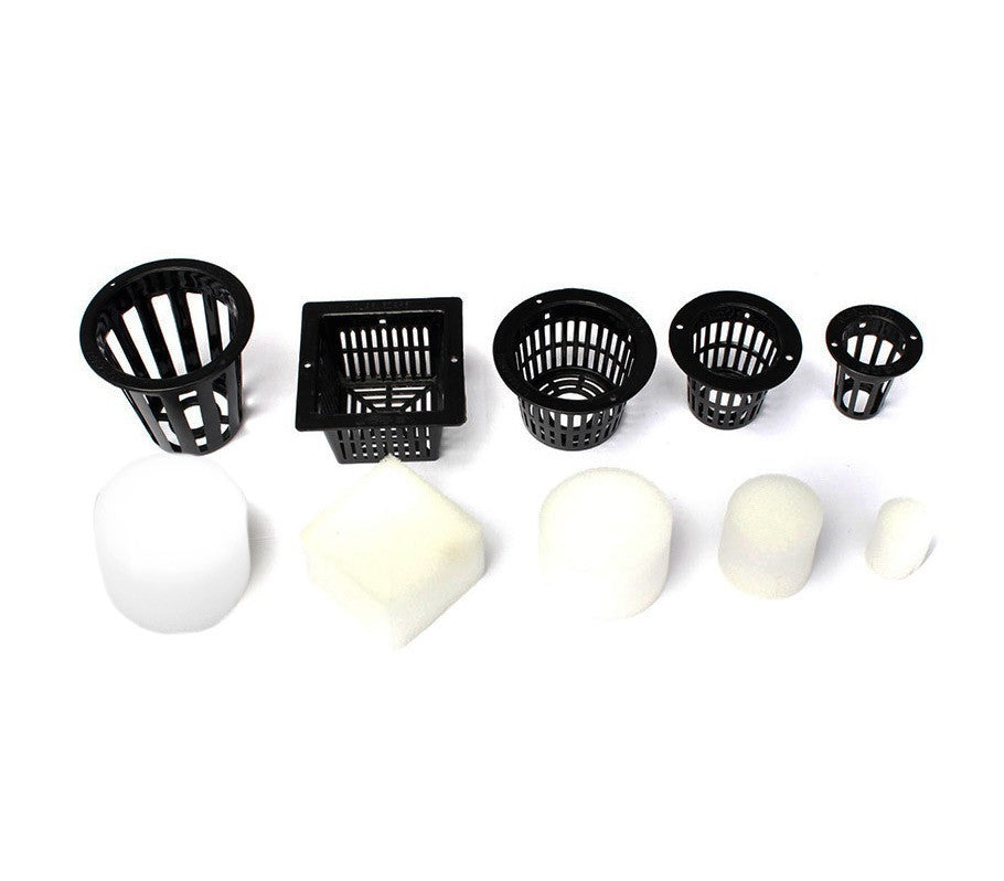 4481 Set de 10 paniers hydroponiques différentes tailles et formes