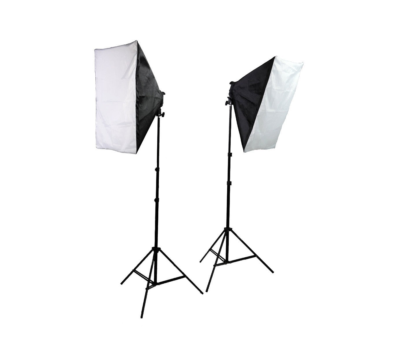 4499 kit d'éclairage 2 softbox avec 10 ampoules de 45 W et un sac de transport
