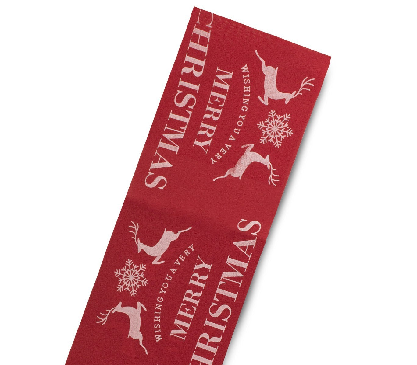 718328 Chemin de table THÈME DE NOËL 28 x 270 cm différents modèles ROUGE