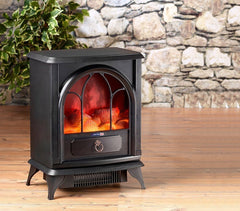 585300 Chauffage électrique DICTROLUX avec effet flamme 900-1800 Watt