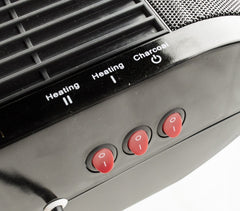 585906 Cheminée électrique sur pied DICTROLUX effet de flammes 900-1800 Watt