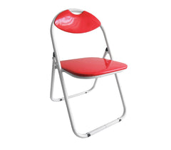 Set de 4 chaises pliantes VESTIAMO CASA dossier assise rembourrés effet brillant