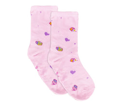 N523 Lot de 6 paires chaussettes antidérapantes fille SHALLY taille unique 32/36