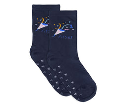 N523 Lot de 6 paires chaussettes antidérapantes fille SHALLY taille unique 22/26