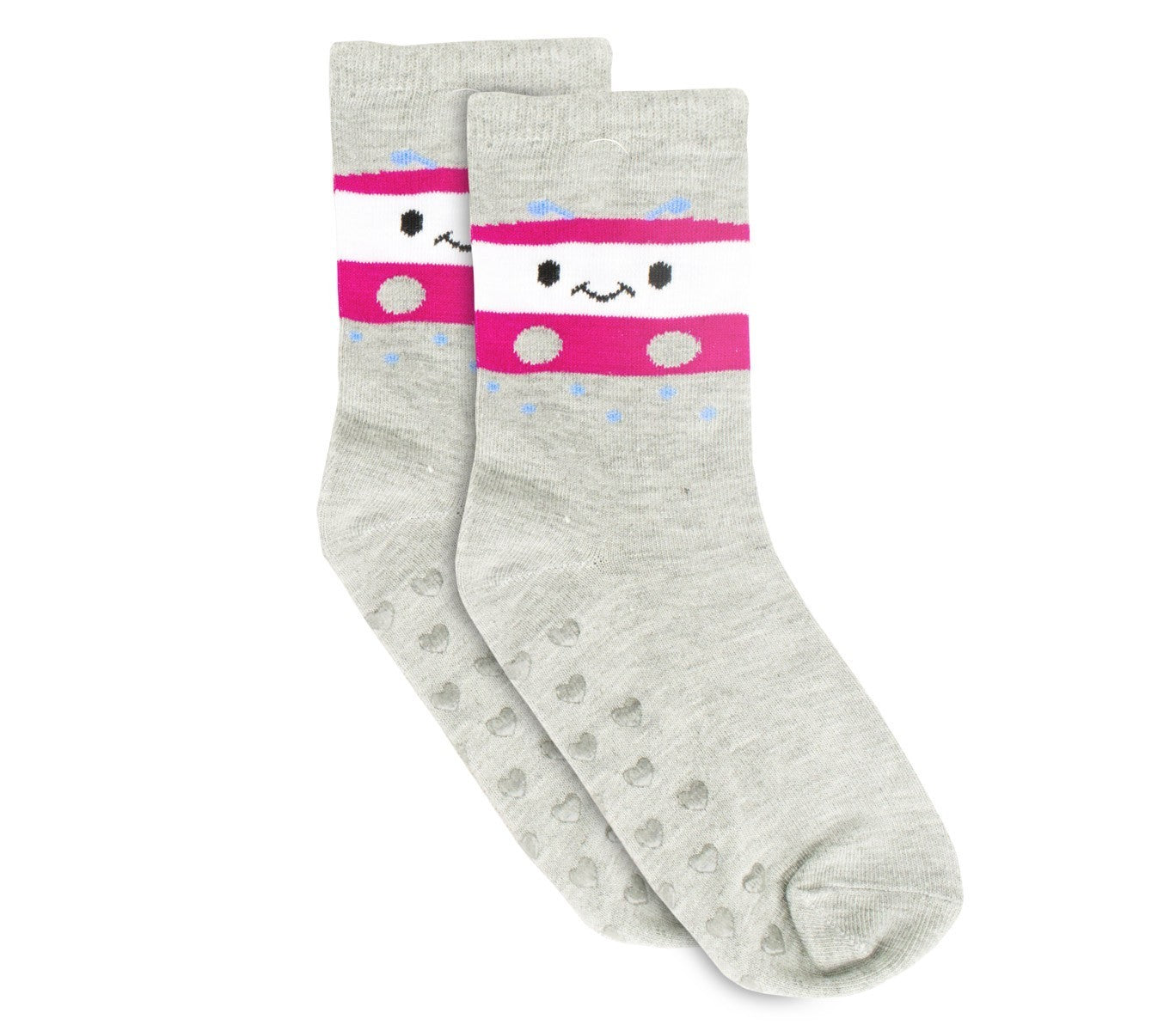N523 Lot de 6 paires chaussettes antidérapantes fille SHALLY taille unique 22/26