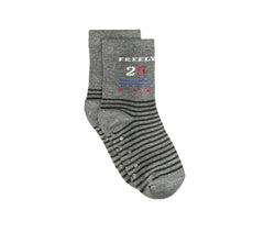 N623 Lot 6 paires chaussettes antidérapantes garçon BABY BOY taille unique 22/26