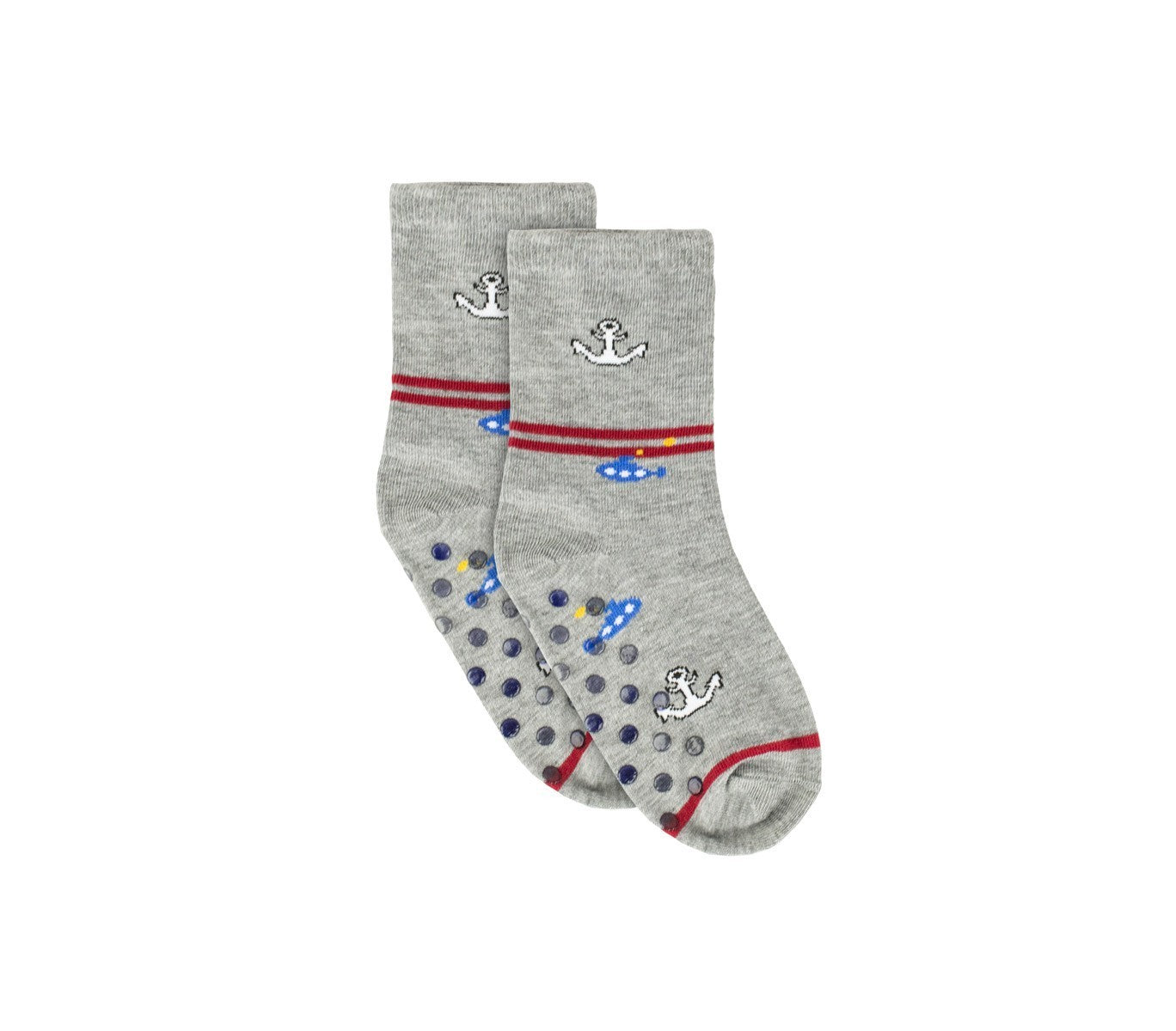 N623 Lot 6 paires chaussettes antidérapantes garçon BABY BOY taille unique 27/31