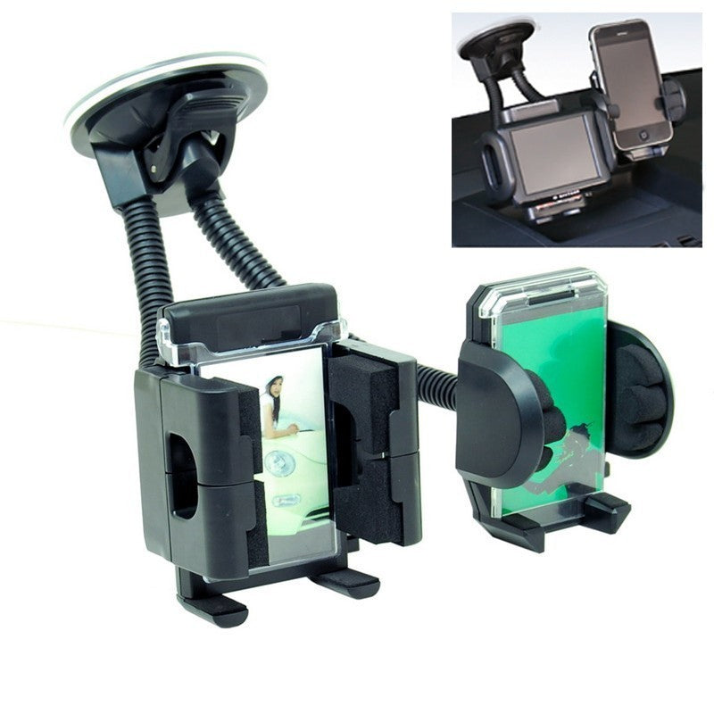 Support rotative souple pour smartphone pare-brise de voiture