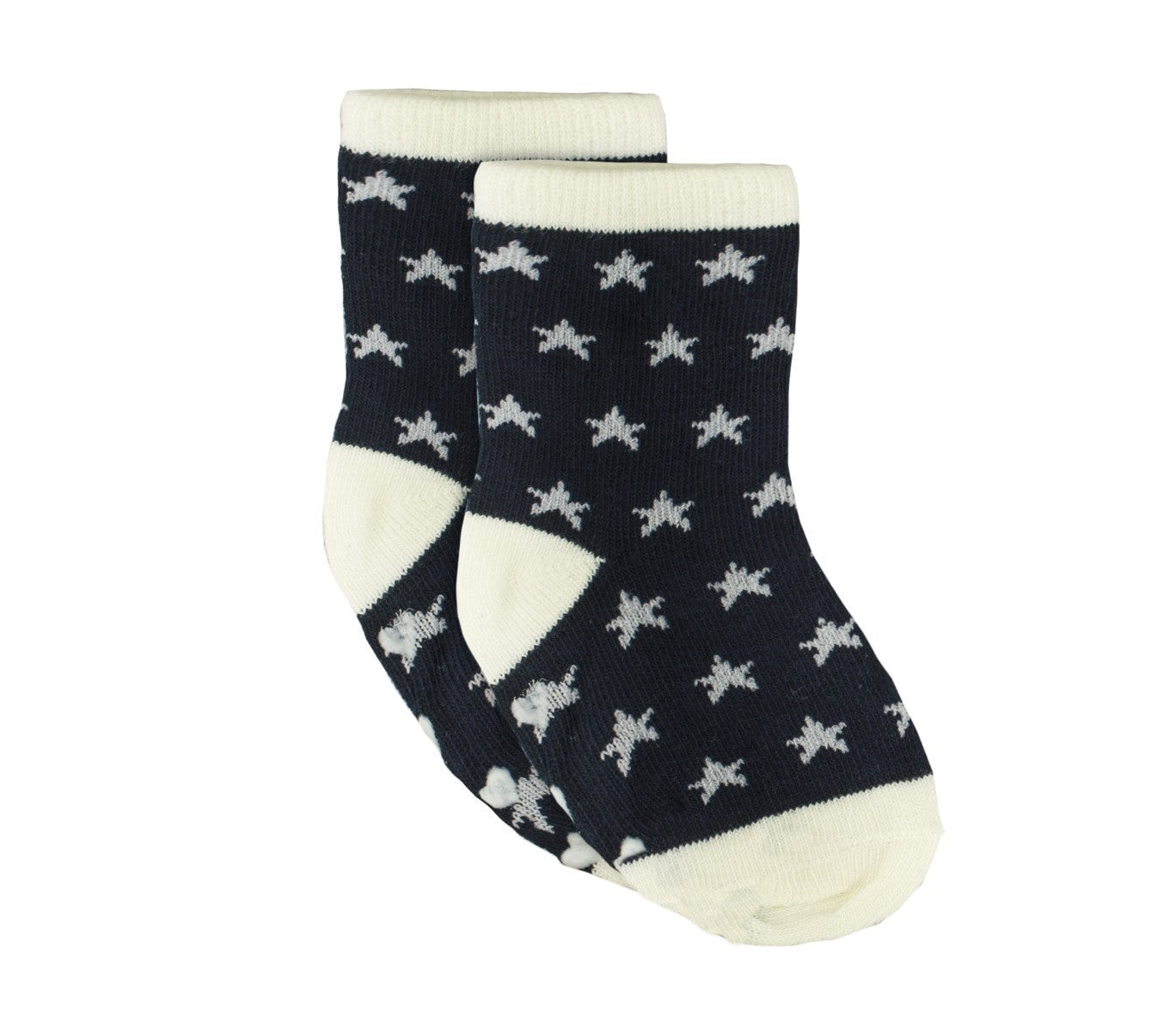 N608 Lot 6 paires chaussettes antidérapantes bébé MOVE BOY tailles 0 à 24 mois