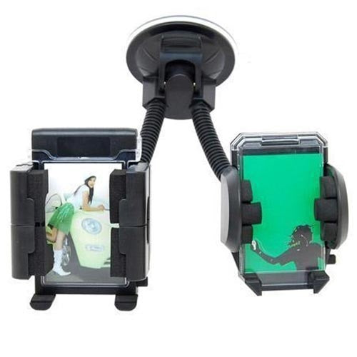 Support rotative souple pour smartphone pare-brise de voiture