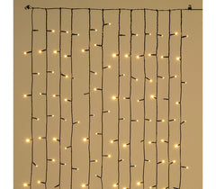 561315 Rideau lumineux Noël 180 led lumière chaude pour sapins jusqu'à 180 cm