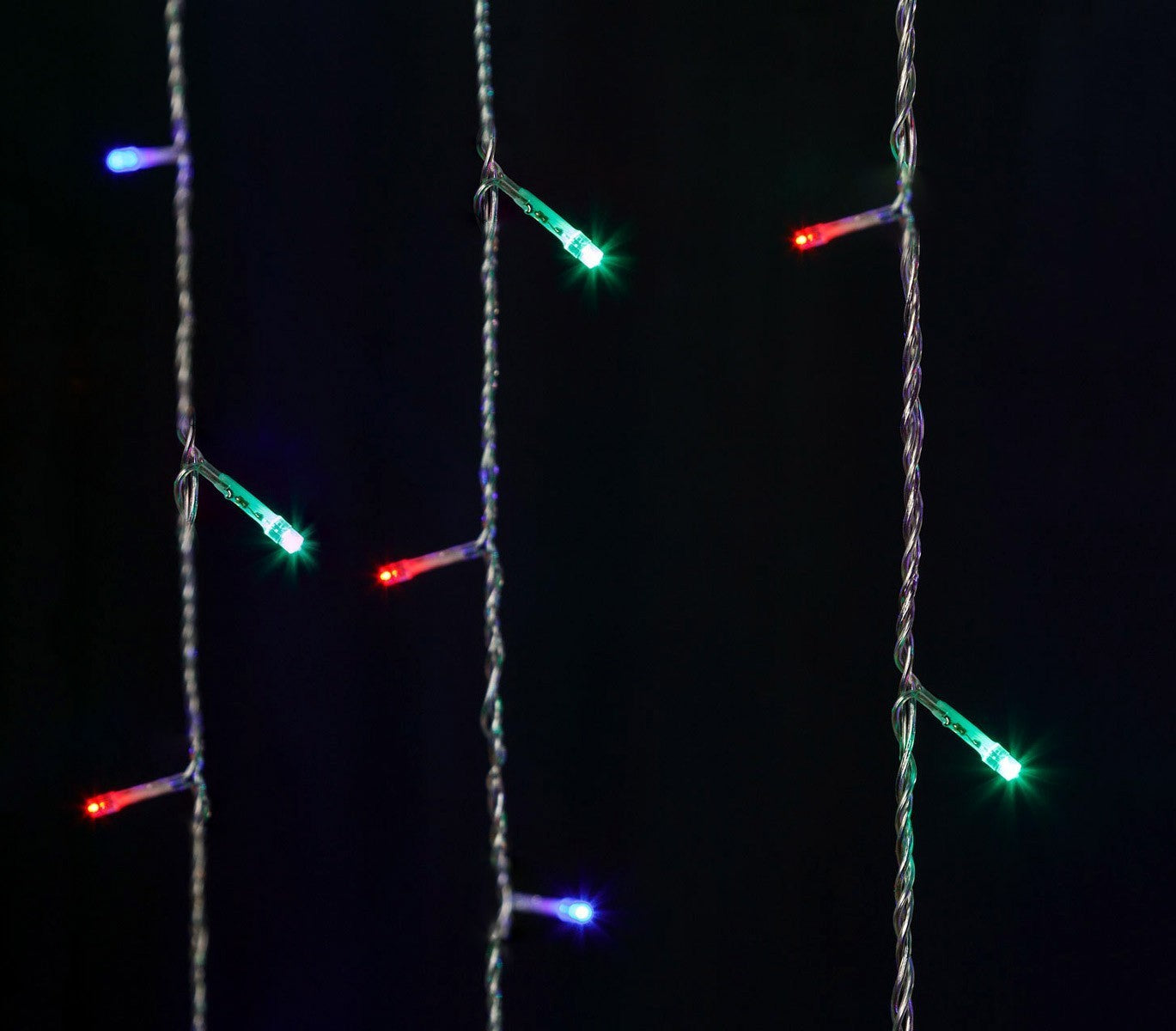 561326 Rideau lumineux Noël 270 led lumière multicolore pour sapin de 210 cm