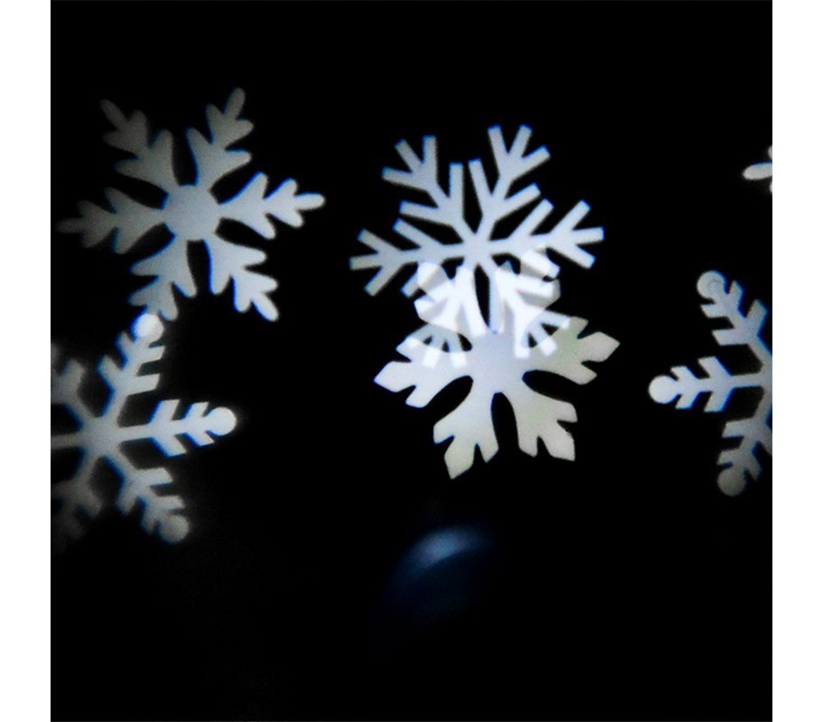 560896 Projecteur laser LED lumineux effet FLOCONS d'extérieur résistant à l'eau