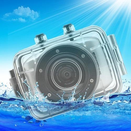 mini caméra imperméable HD 2.0 pouces LCD écran tactile + accessoires de sports