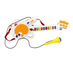 122418 Guitare de jouet SUPER STAR pour enfant avec bandoulière et microphone 