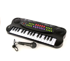 101045 Clavier électronique jouet avec microphone 32 touches et bases rythmiques