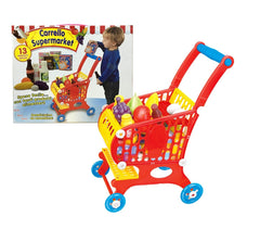632306 Chariot de supermarché jouet avec 13 accessoires 53 x 20 x 36 cm