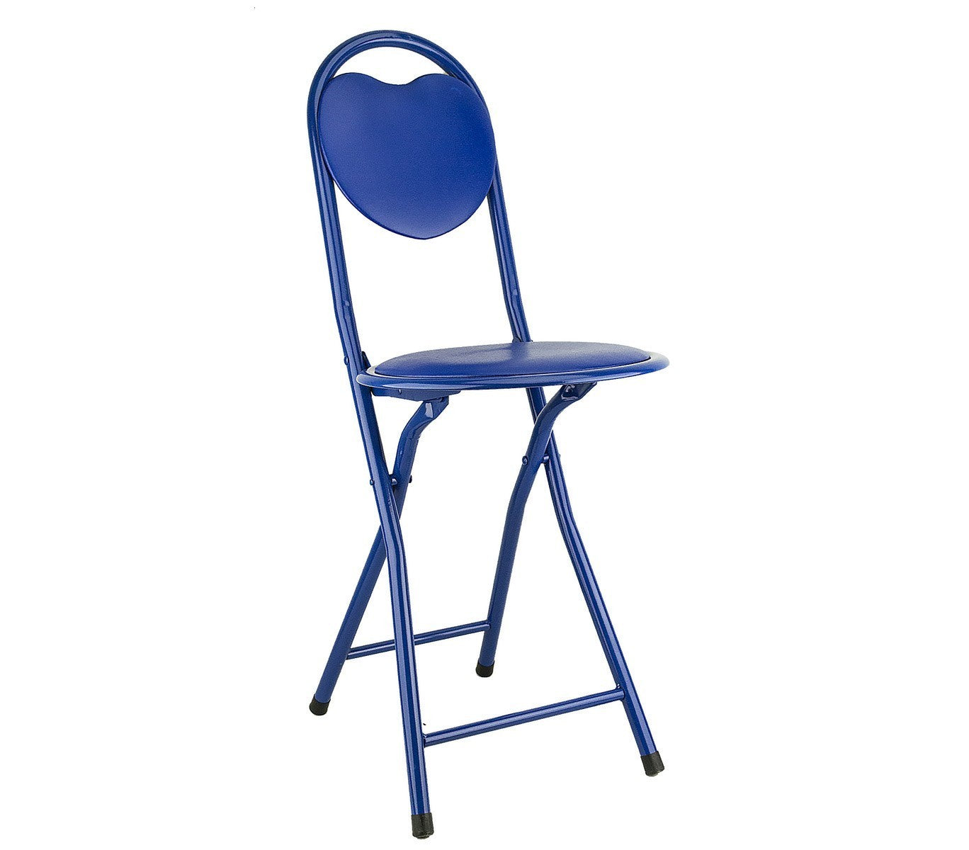 Tabouret de bar à dossier pliant CUORE DOLLY MATCH plusieurs couleurs 75 x 30 cm