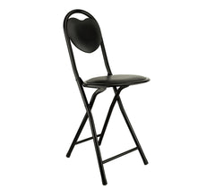 Tabouret de bar à dossier pliant CUORE DOLLY MATCH plusieurs couleurs 75 x 30 cm