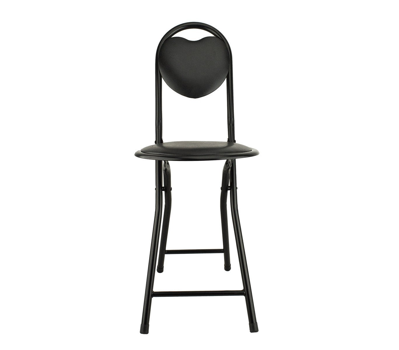 Tabouret de bar à dossier pliant CUORE DOLLY MATCH plusieurs couleurs 75 x 30 cm