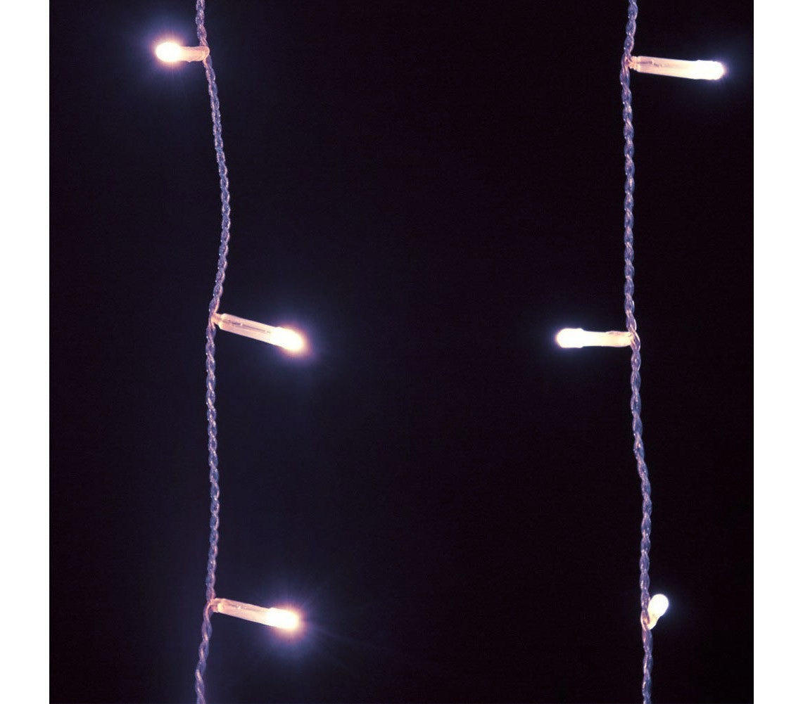 561283 Rideau lumineux d'extérieur de Noël 96 led 3 mt x 0.6 cm lumière froide 