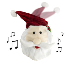 Bonnet de Noël musical et dansant avec mouvement et sons 37 x 23 x 13 cm