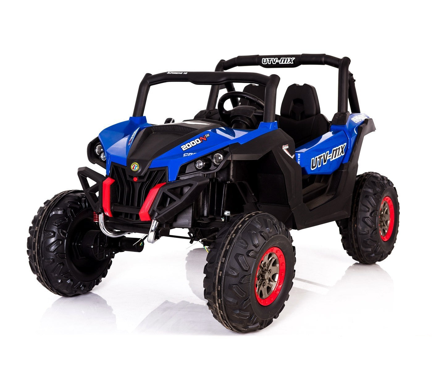 LT878 Quad électrique pour enfant modèle THUNDER 4 amortisseurs siège en cuir