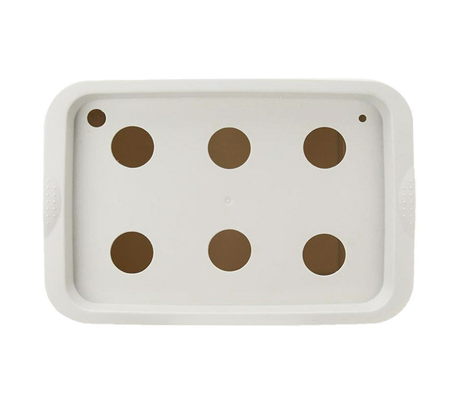 4496 Kit système de culture HYDROPONIQUE boîte 6 trous 41,3x27,6 cm et pompe àir