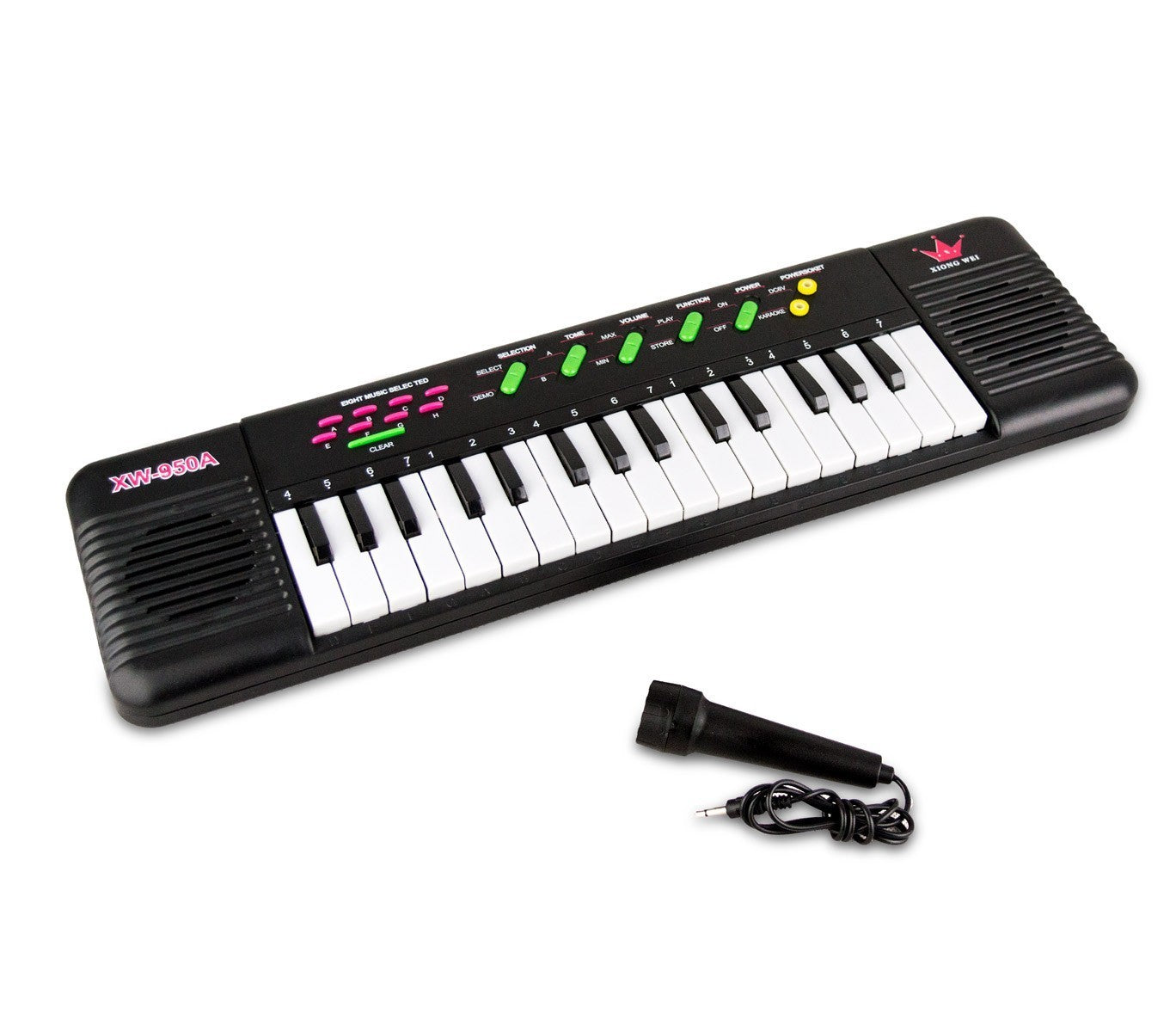 371466 clavier électronique avec micro CIGIOKI 32 touches et bases rythmiques