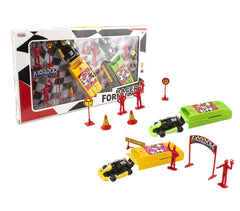115270 Playset RACERS FORMULA accessoires pour circuit de voitures ou de go-kart