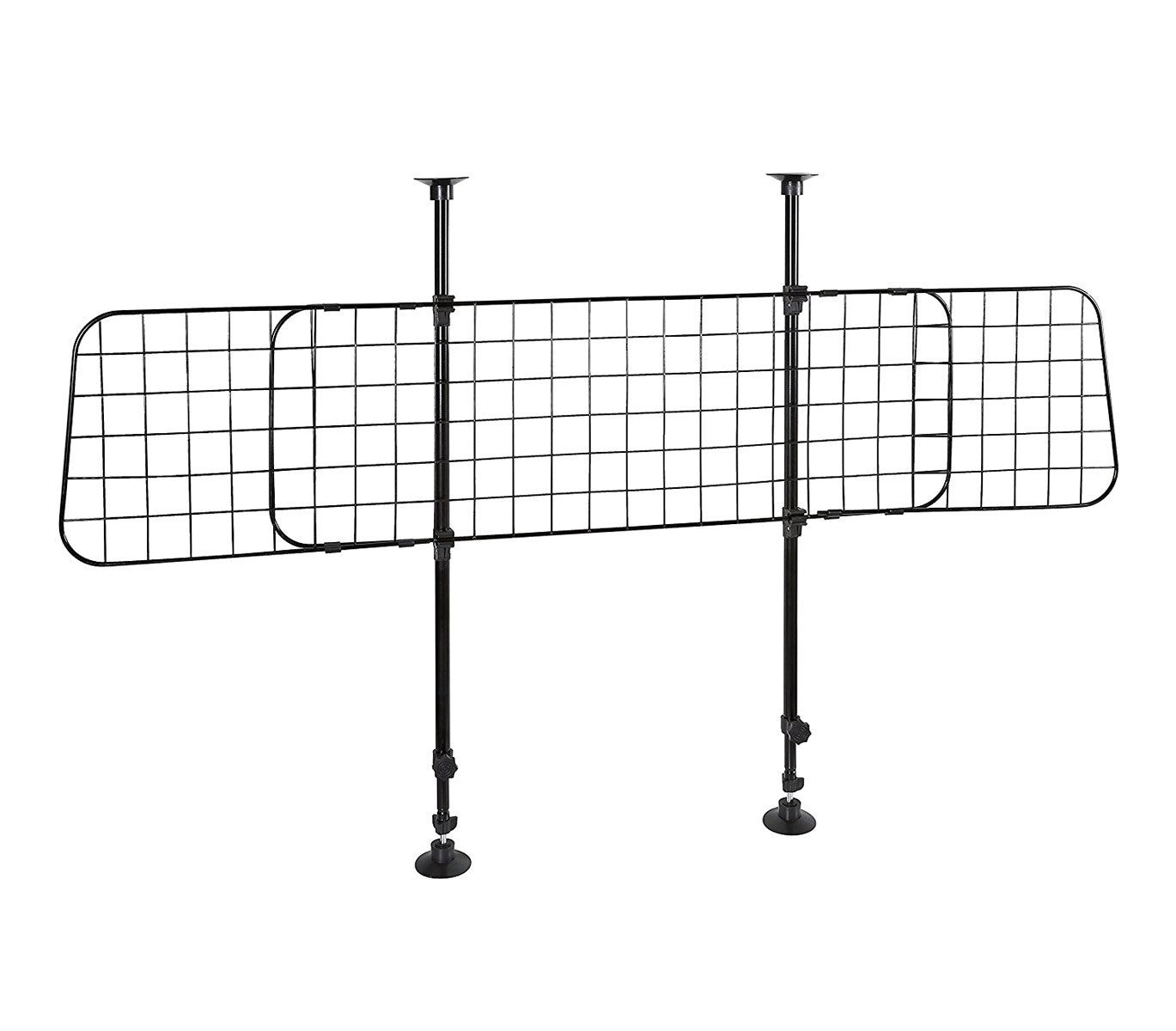 4558 Grille de séparation universelle et extensible pour voiture en métal