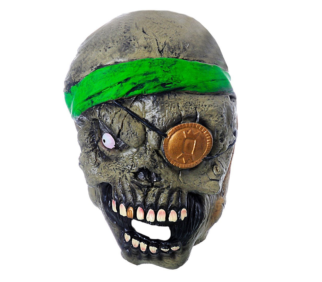 441630 Masque de déguisement de carnaval PIRATE ZOMBIE taille unique