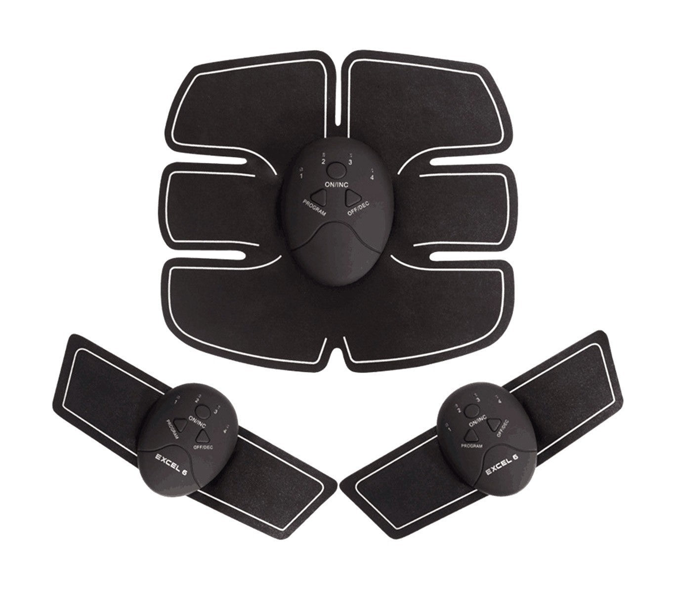 365413 Electro-stimulateur sans fil Smart Fitness pour jambes bras et abdominaux
