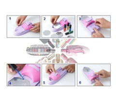 Machine à décorer les ongles émaux - 45 motifs