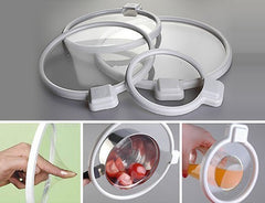 Kit de 4 couvercles magiques en silicone étanche Lidz intelligente