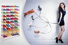 Meuble à chaussure jusqu'a 40 paires - etagere pour gagner de la place