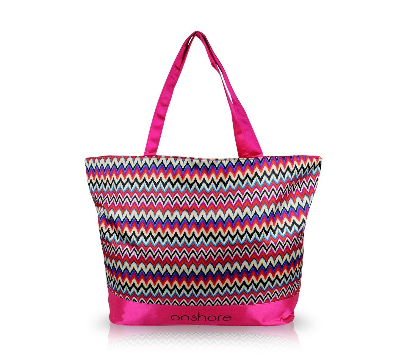 Sac de plage Onshore mod. Malika fantaisie ethniques zig zag différentes couleur