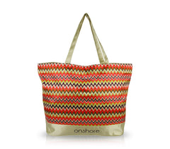 Sac de plage Onshore mod. Malika fantaisie ethniques zig zag différentes couleur