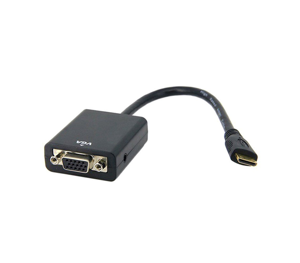 Adaptateur convertisseur vidéo 3 en 1 mini micro HDMI vers VGA USB audio in
