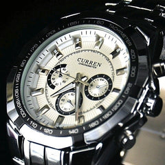 Montre homme - mod.Paris - acier avec aiguilles