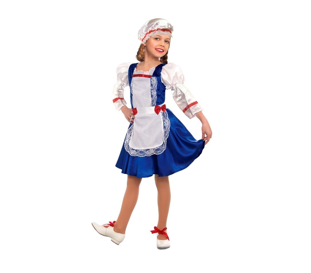 368769 Déguisement de carnaval pour fille BAVAROISE avec bonnet