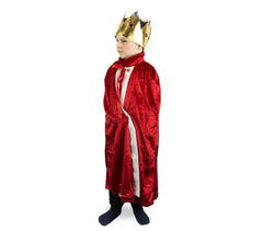 368721 Déguisement de carnaval pour enfant ROI EMPEREUR avec couronne