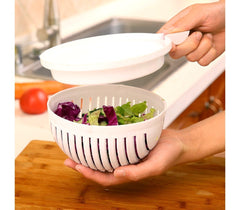 210025 Bol coupe-salade BANY coupe et égoutte salade lavable au lave-vaisselle